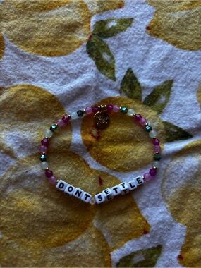 Little words project LWP bracelet Don’t settle